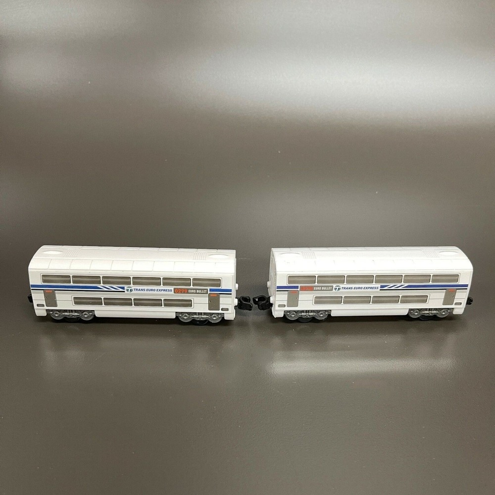 Jakks Pacific 2012 Power Trains Bullet Cars Replacement Add-on Part Toy Lot of 2